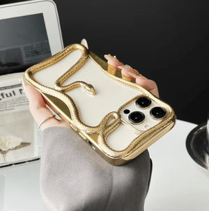 Luxury Snake Frame iPhone Case
